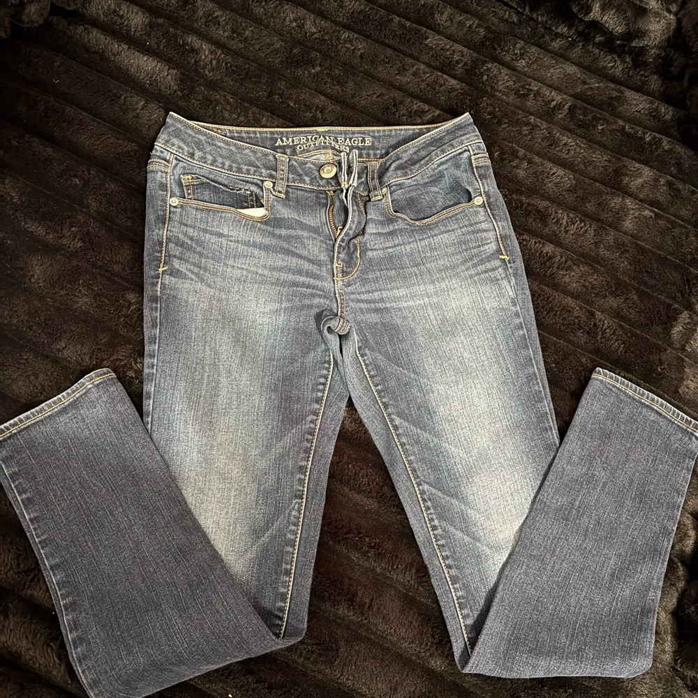 American Eagle Outfitters Gray Skinny Jeans